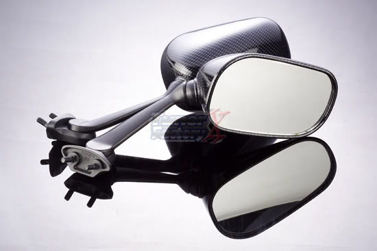 Mirrors for Yamaha R6 R1 08-15 Carbon